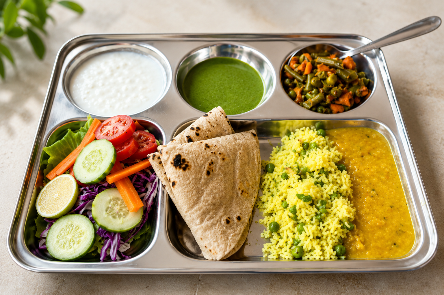 Satvik yogic food during teacher training